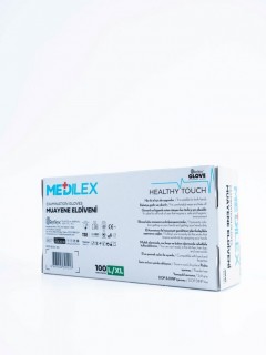Medilex Healthy Touch Pudrasız Mavi Muayene Eldiveni - L / XL
